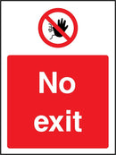 No Exit Sign | Elevate Signs