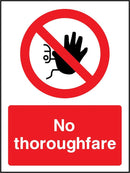 No Thoroughfare Sign | Elevate Signs