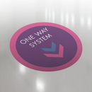 One Way System (Arrows) Floor Sticker