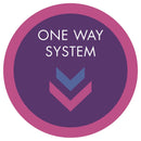 One Way System (Arrows) Floor Sticker | Elevate Signs