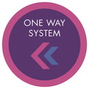 One Way System (Arrows) Floor Sticker | Elevate Signs