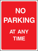 No Parking Sign: At Any Time | Elevate Signs