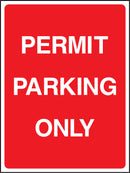 Permit Parking Only Sign | Elevate Signs