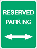 Reserved Parking Left & Right Sign | Elevate Signs