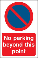 No Parking Beyond This Point Sign | Elevate Signs