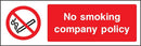 No Smoking Company Policy Sign | Elevate Signs