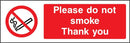 Please Do Not Smoke Sign | Elevate Signs