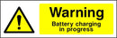 Warning Sign: Battery Charging In Progress