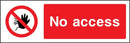 No Access Sign | Elevate Signs