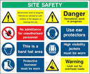 Demolition Multi-Hazard Site Safety Notice Sign | Elevate Signs