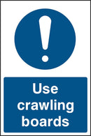Use Crawling Boards Sign