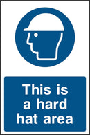 This Is A Hard Hat Area Sign