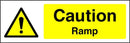 Caution: Ramp Sign | Elevate Signs