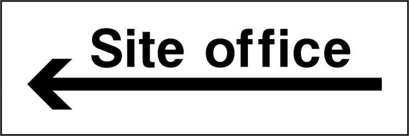 Site Office (Left Arrow) Sign