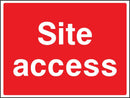 Site Access Sign