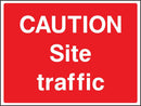 Caution: Site Traffic Sign | Elevate Signs