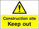 Construction Site: Keep Out Sign | Elevate Signs