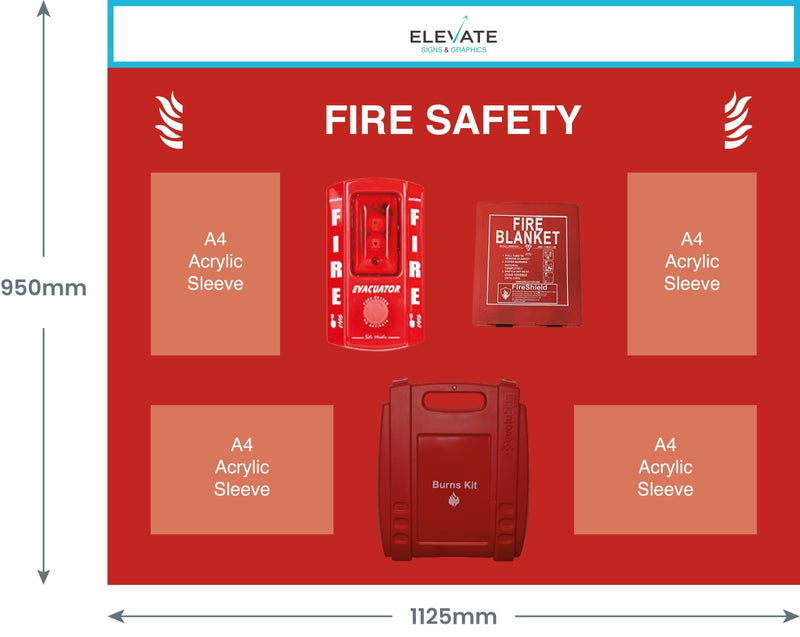 Large Customisable Fire Safety Station