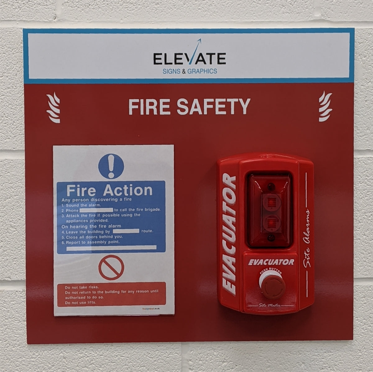 Customisable Fire Safety Stations | GQ Signs Ltd