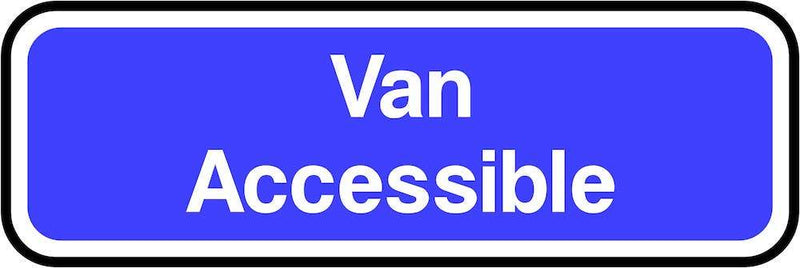 Van Accessible Sign