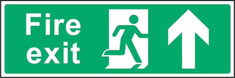 Fire Exit Sign: Forward Arrow | Elevate Signs