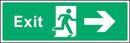 Exit Sign: Right Arrow | Elevate Signs