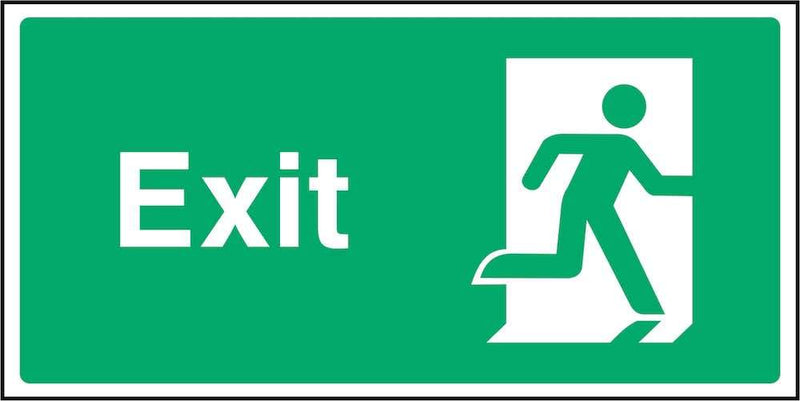 Exit Sign: Door on Right | Elevate Signs