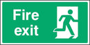 Fire Exit Sign: Door on Right | Elevate Signs
