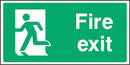Fire Exit Sign: Door on Left | Elevate Signs