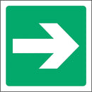Emergency Escape Direction Sign: Right Arrow | Elevate Signs