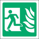 Fire Exit Sign: Door on Left | Elevate Signs