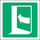 Emergency Exit Sign: Door on Left | Elevate Signs
