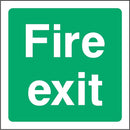 Square Fire Exit Sign