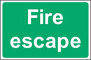 Green Fire Escape Sign | Elevate Signs