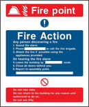 Fire Action Notice Sign: For Fire Points | Elevate Signs