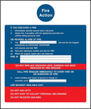 Fire Action Notice Sign: Editable Address of Fire | Elevate Signs