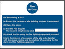 Fire Action Notice Sign: For Caravan Parks & Camping Sites | Elevate Signs