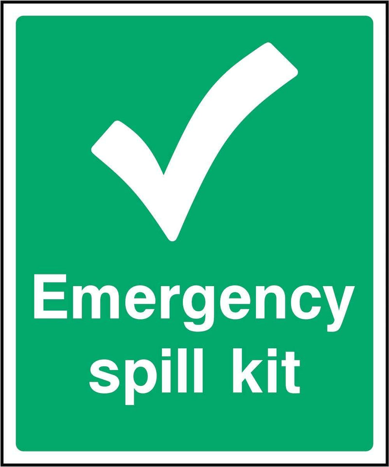 First Aid Sign: Emergency Spill Kit | Elevate Signs