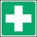 First Aid Sign: White Cross | Elevate Signs
