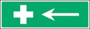 First Aid Direction Sign: Left Arrow | Elevate Signs