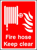 Fire Hose, Keep Clear Sign | Elevate Signs