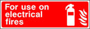 Fire Extinguisher Sign: For Electrical Fires | Elevate Signs