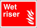 Wet Riser Sign