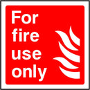 Fire Equipment Sign: For Fire Use Only | Elevate Signs