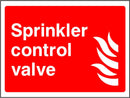 Sprinkler Control Valve Sign