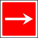 Fire Escape Direction Sign: Right Arrow | Elevate Signs