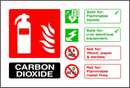 Fire Extinguisher Sign: Carbon Dioxide | Elevate Signs