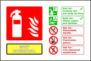 Fire Extinguisher Sign: Wet Chemical | Elevate Signs
