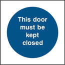 Emergency Escape Door Sign: Keep Closed | Elevate Signs