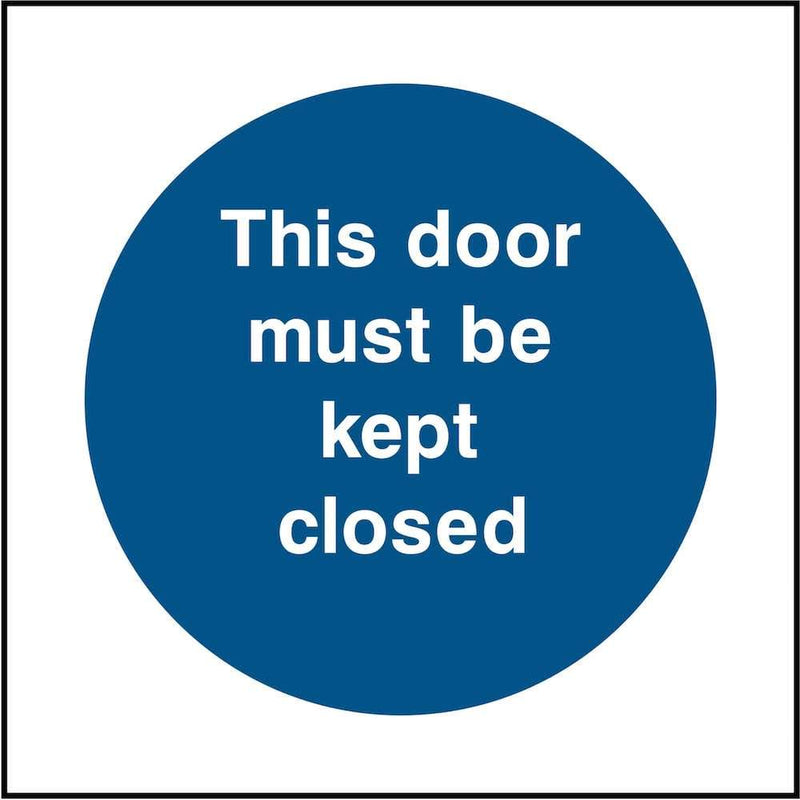 Emergency Escape Door Sign: Keep Closed | Elevate Signs